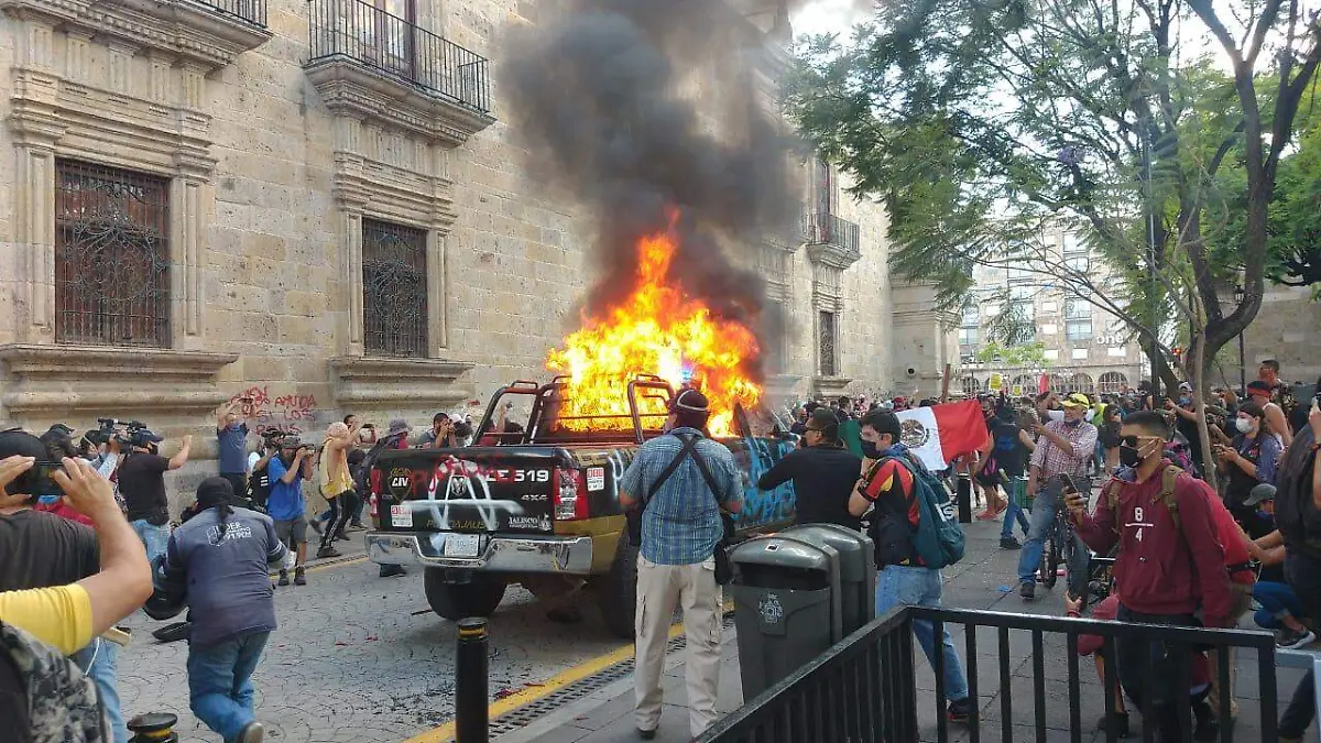 Guadalajara protesta giovanni Elizabeth Ibal 2